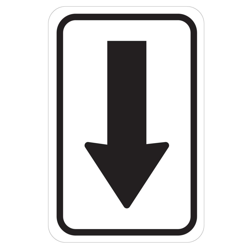 Down Arrow Sign