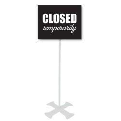 Closed Temporarily Sign