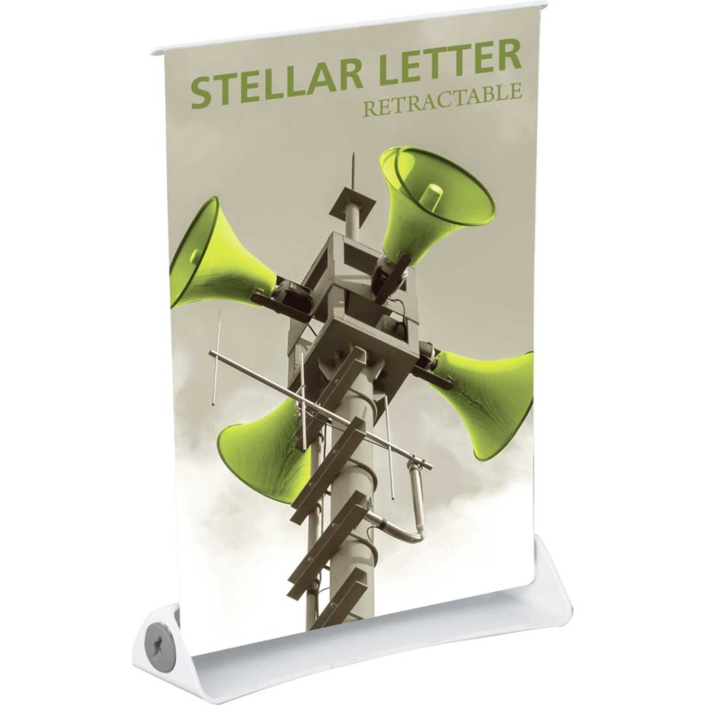 Letter-sized tabletop sign
