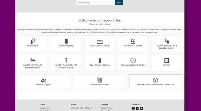 Online Support Center