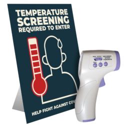 Temperature Screening Required Station