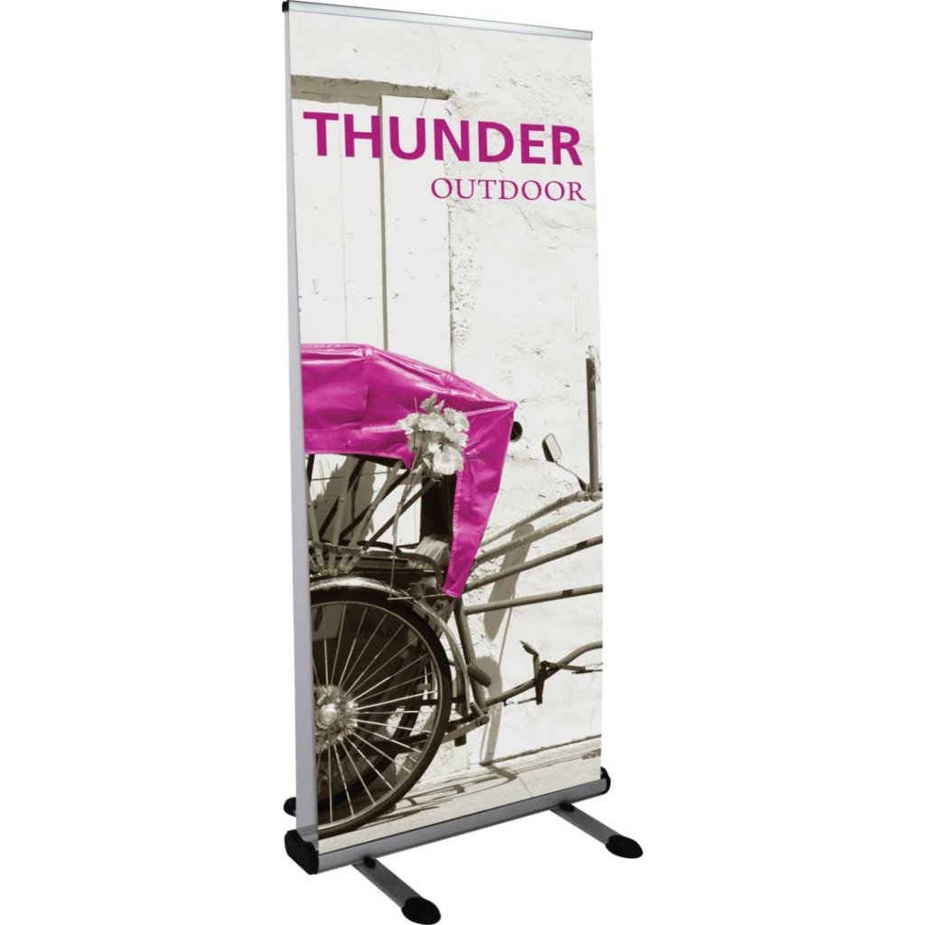outdoor banner stands