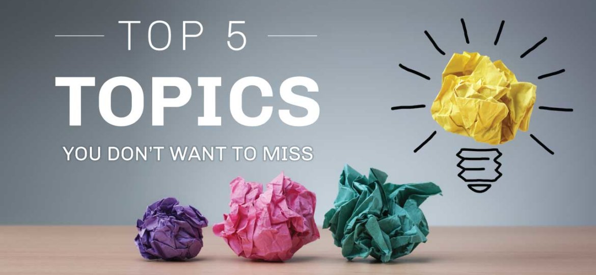 Top 5 marketing topics for 2019