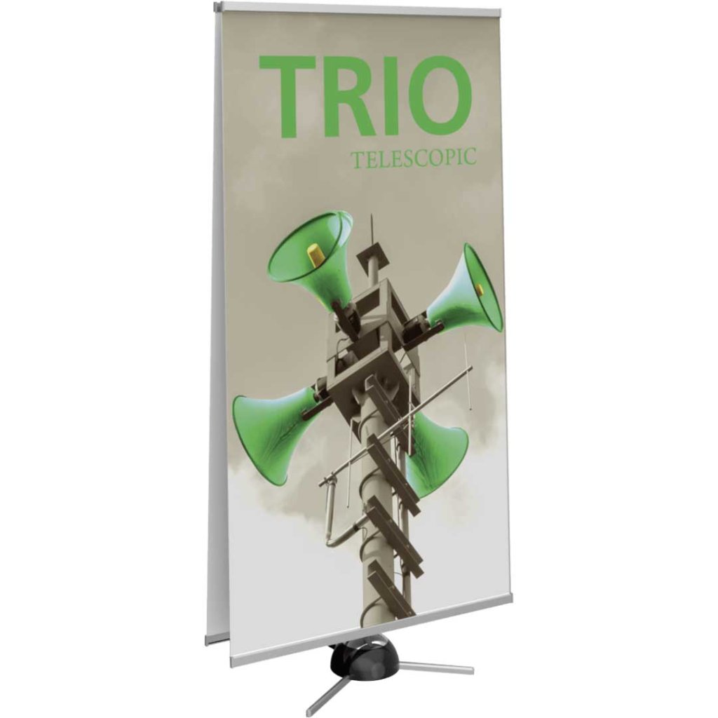 Trio Double-sided banner stands