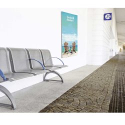 Fabric signs for airports
