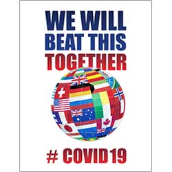 We will beat this together world COVID19