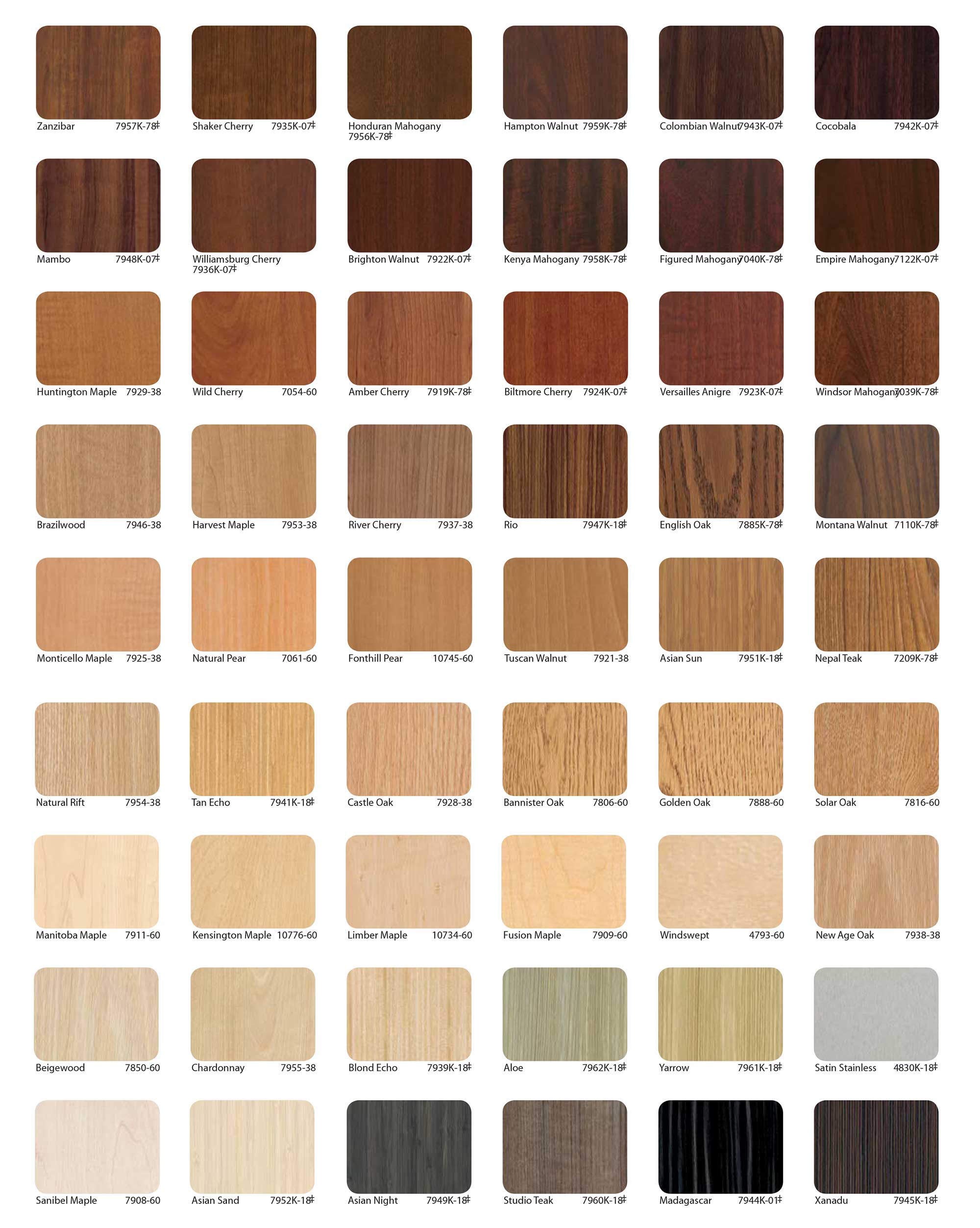 eco-systems wood colors