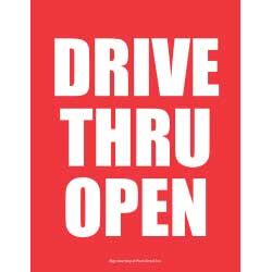 Drive Thru Open