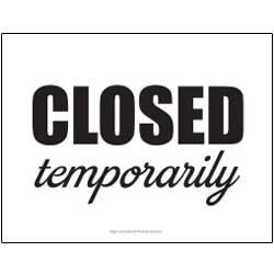 Closed Temporarily