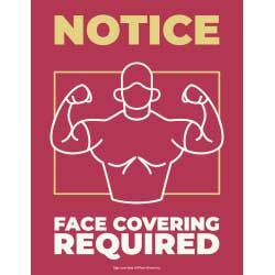 Notice - Face Covering Required (Gym)