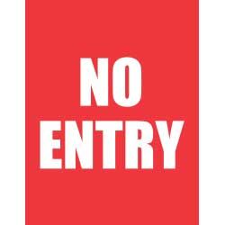 No Entry