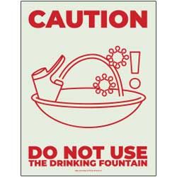 Caution - Do Not Use The Drinking Fountain