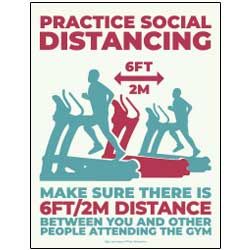 Practicing Social Distancing (Gym)
