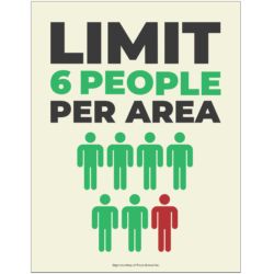 Limit Per Area - 6 People