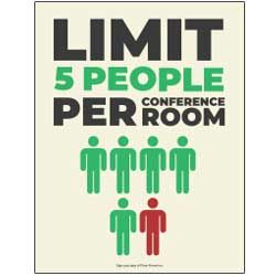 Limit Per Conference Room - 5 People