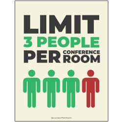 Limit Per Conference Room - 3 People