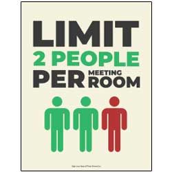 Limit Per Meeting Room - 2 People