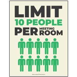 Limit Per Meeting Room - 10 People