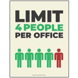 Limit Per Office - 4 People