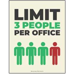 Limit Per Office - 3 People