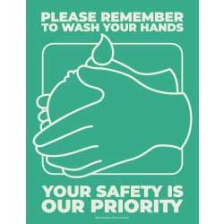 Please Remember To Wash Your Hands - Your Safety Is Our Priority