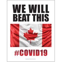 We Will Beat This #COVID19 (Canadian Flag)