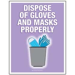 Dispose of Gloves & Masks Properly