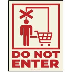 Do Not Enter (Shopping Cart Icon)