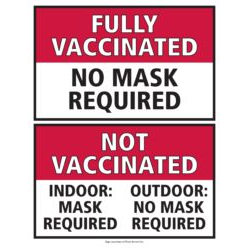 Fully Vaccinated/Not Vaccinated - Indoor/Outdoor