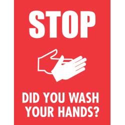 STOP, Did You Wash Your Hands?