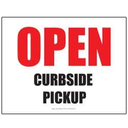 Open – Curbside Pick-Up