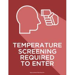 Temperature Screening Required To Enter