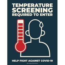 Temperature Screening Required to Enter