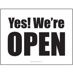 Yes - We're Open
