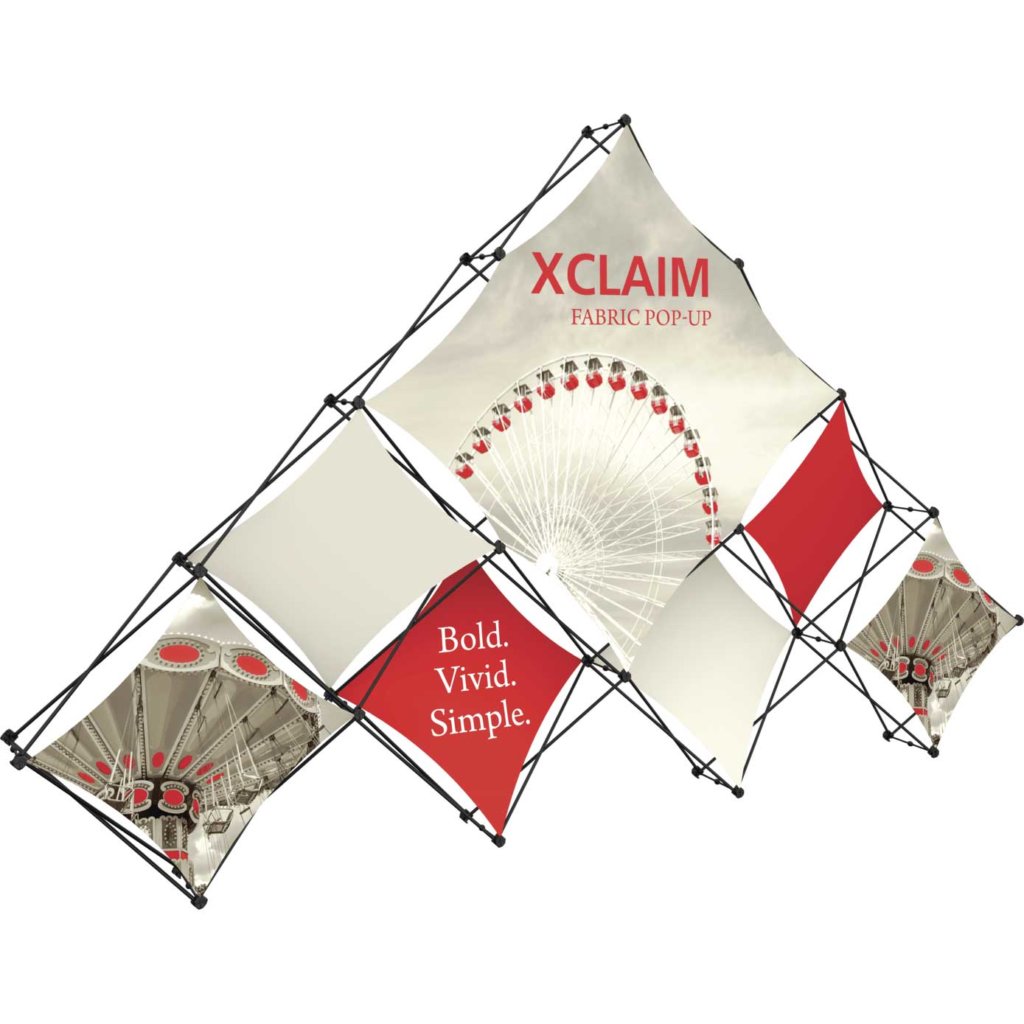 14x8.6-ft Pyramid Pop Up Display | Orbus Xclaim Kit 03
