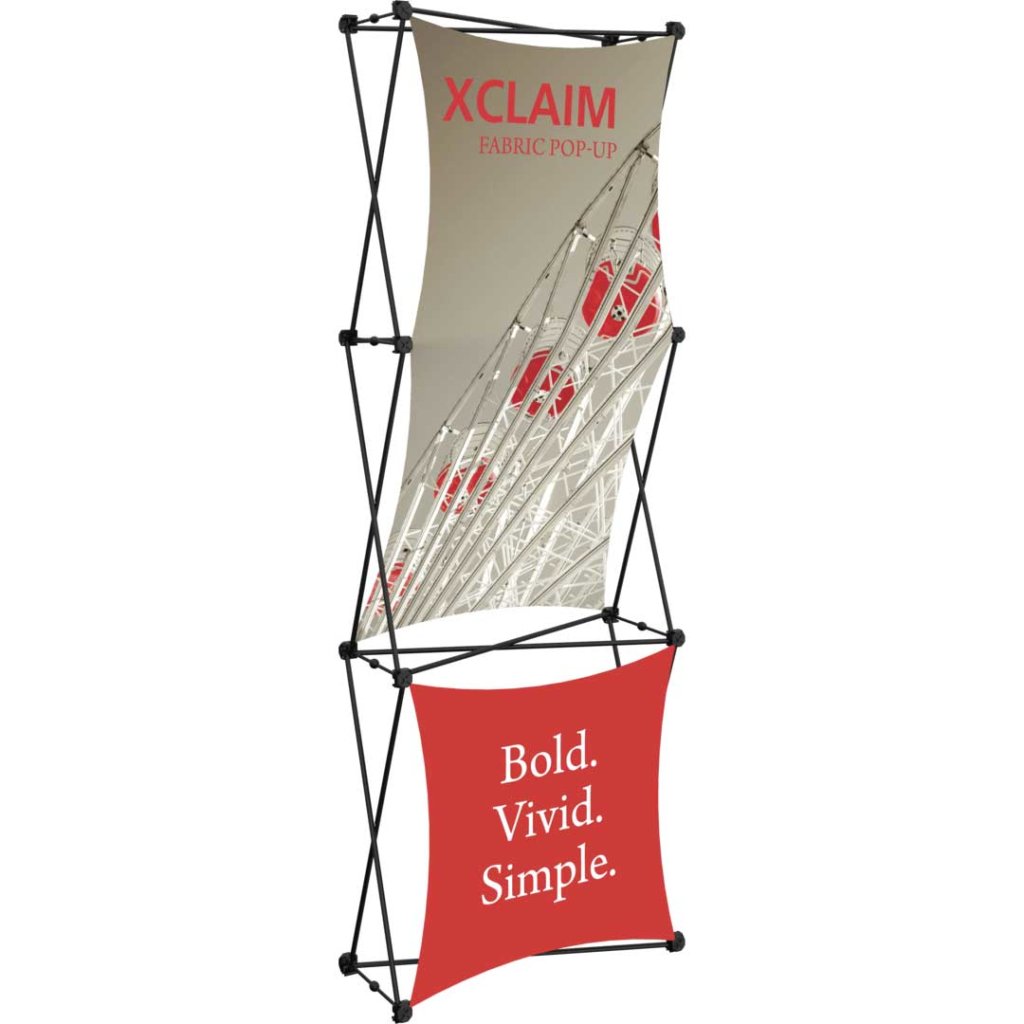 2.5x7.5-ft Pop Up Display | Orbus Xclaim Kit 02