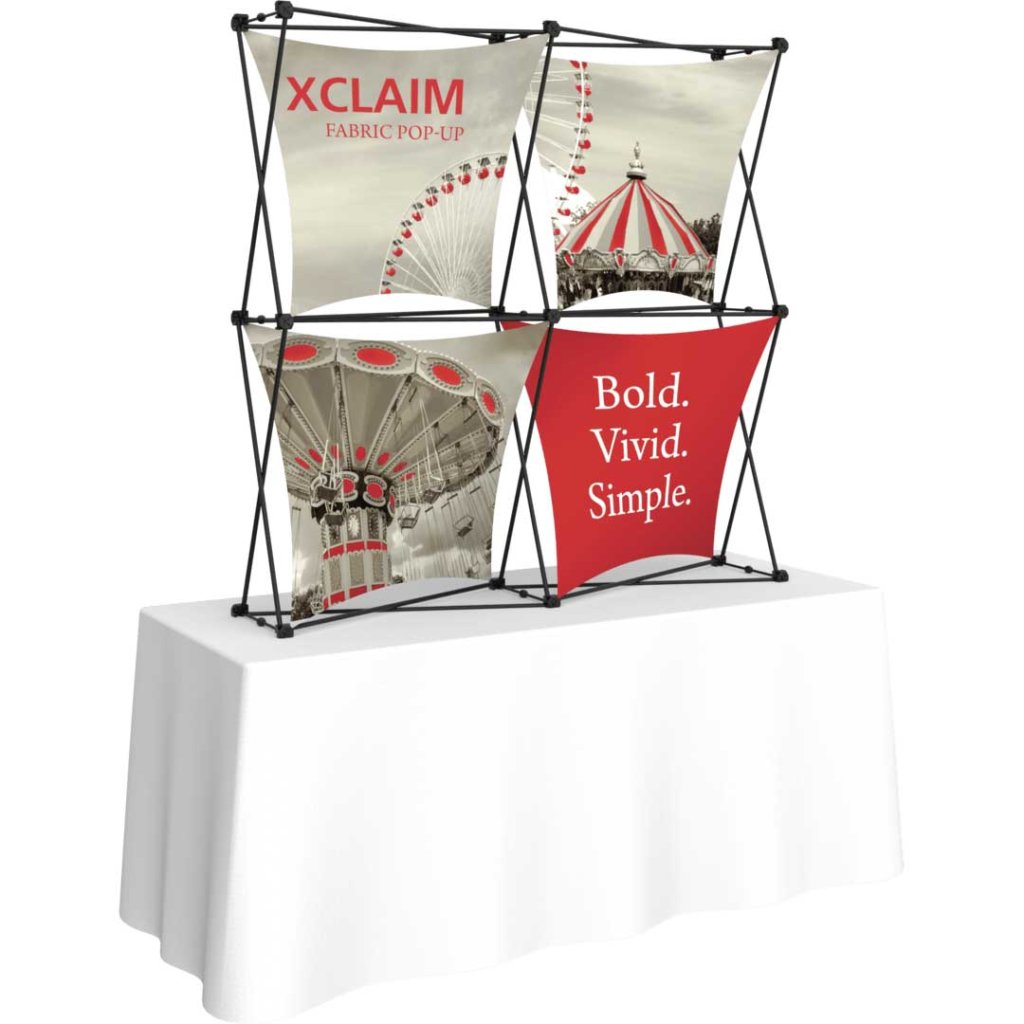5x5-ft Tabletop Pop Up Display | Orbus Xclaim Kit 04