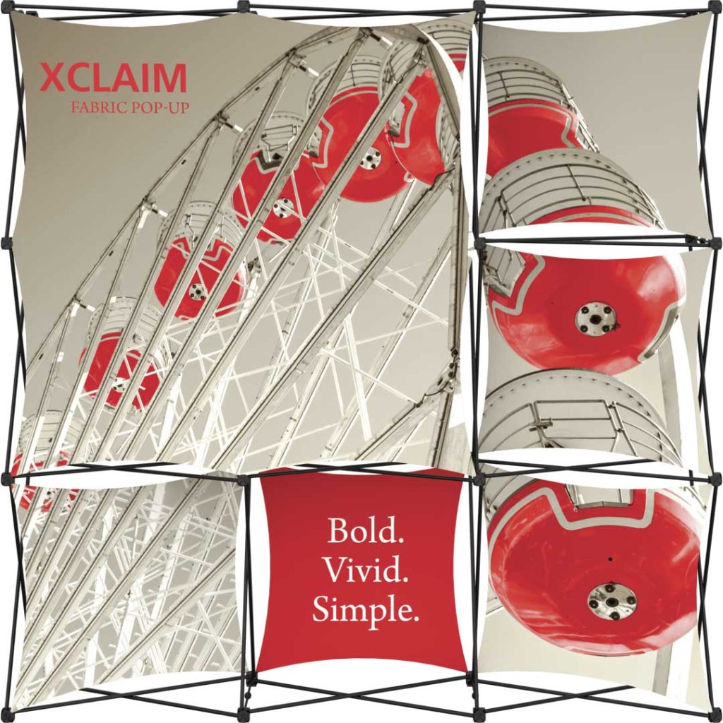 8x7.5-ft Pop Up Display | Orbus Xclaim Kit 03