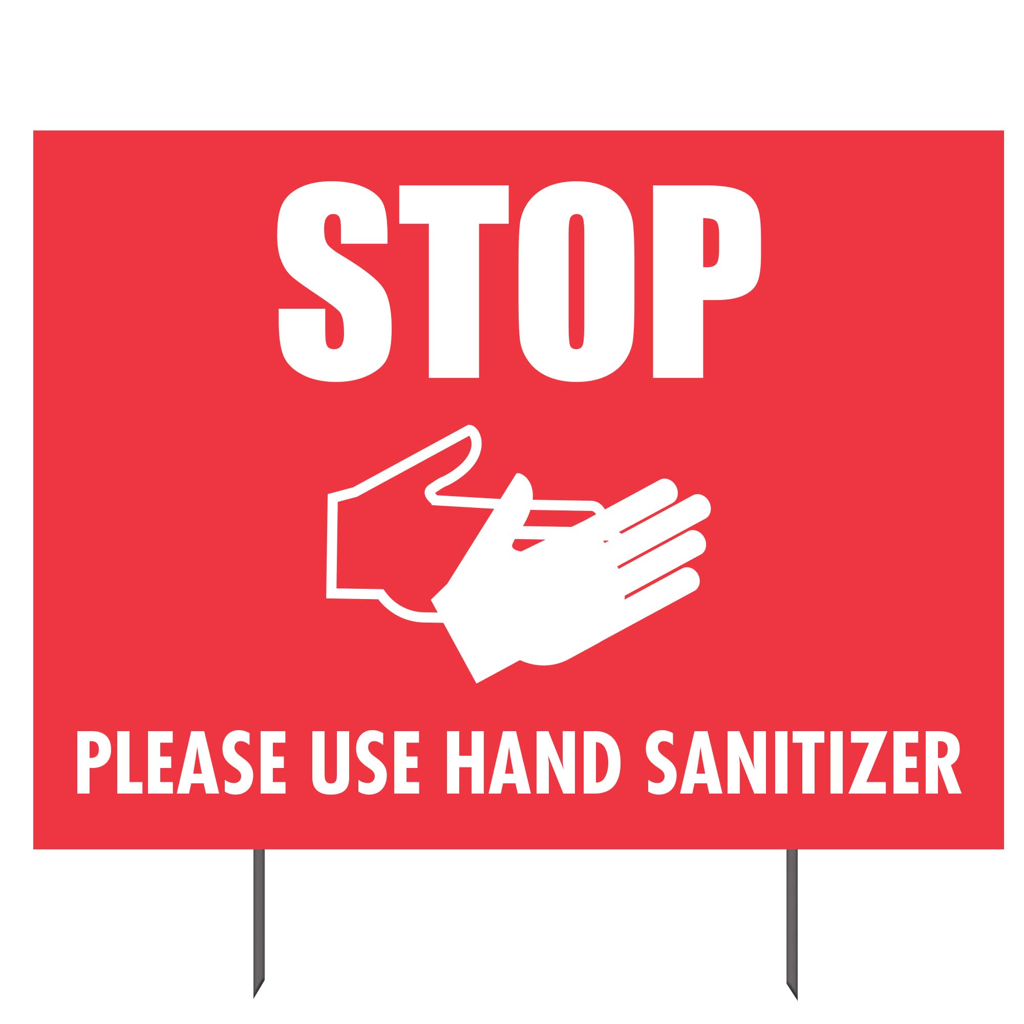 Adesivo 'Please Use Hand Sanitiser' - Cartello In Vinile Autoadesivo Per Vetrine, Negozi E Uffici