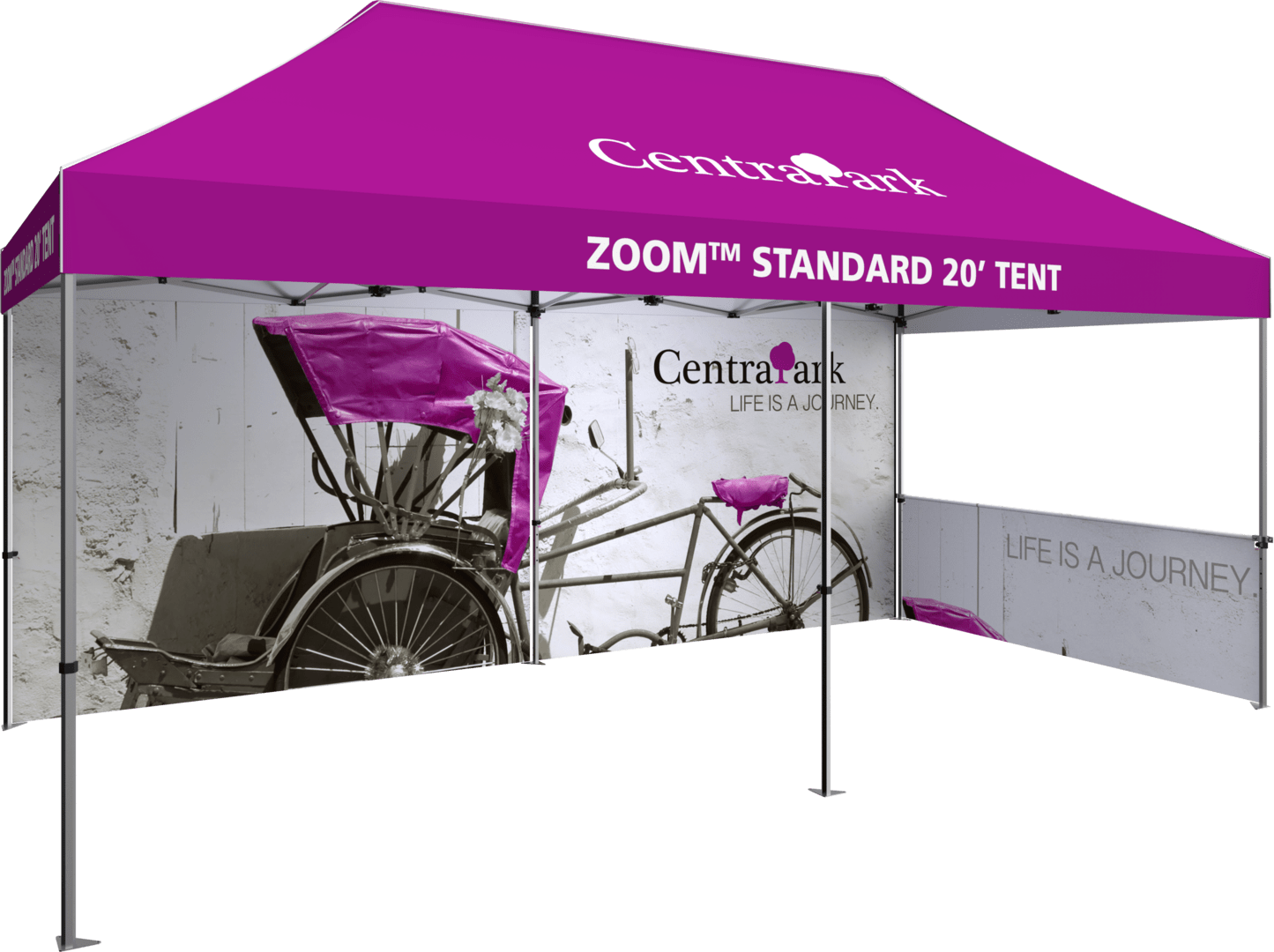 Orbus zoom 20-ft popup tent